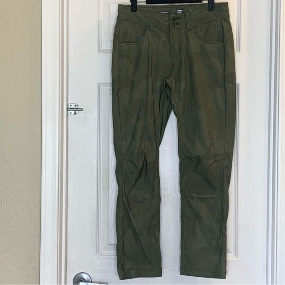 Prana Halle Straight Pants Camo Color Size 2S - Picture 1 of 11